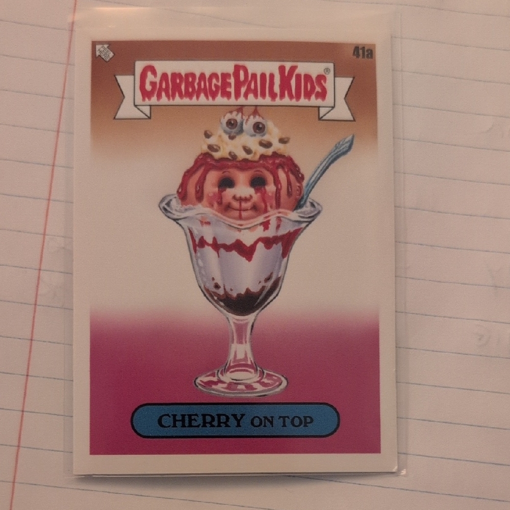 Topps Garbage Pail Kids Card - Cherry on Top